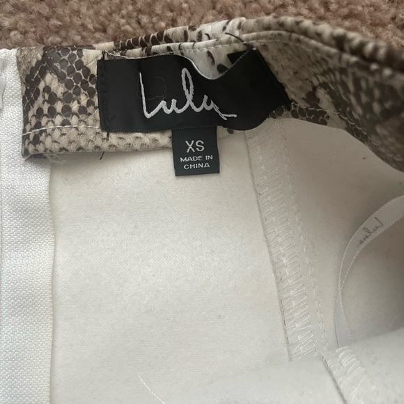 Lulus Snakeskin Mini Skirt - Picture 5 of 5